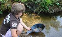 Goldwaschen im Bayerischen Wald